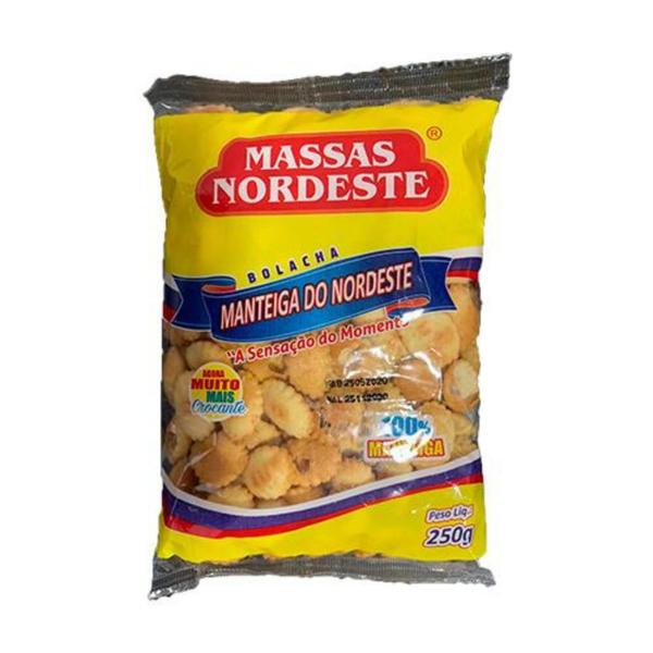 BOLACHA MASSAS NORDESTE 250G MANTEIGA DO