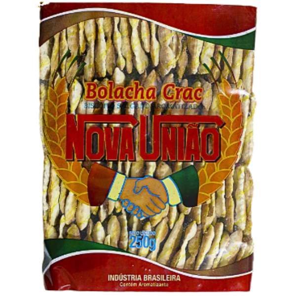 BOLACHA CRAC NOVA UNIAO 250G
