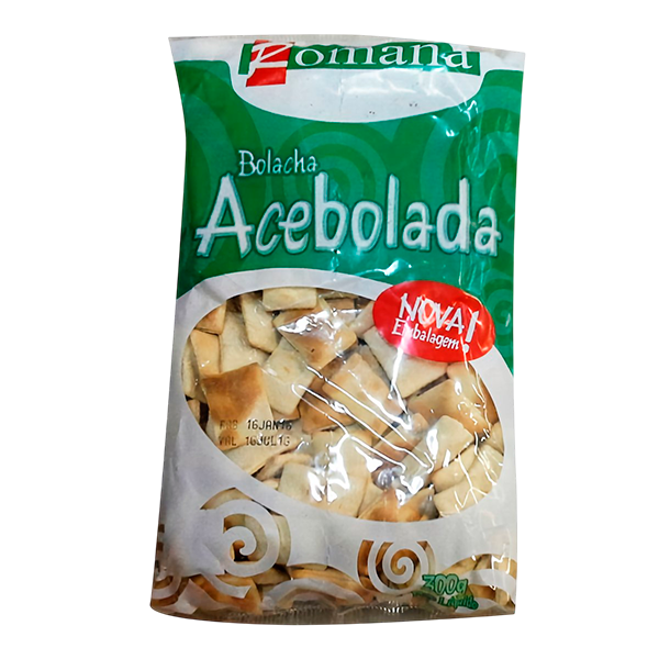 BOLACHA ROMANA 300G ACEBOLADA**
