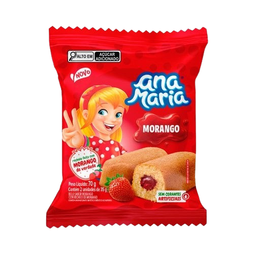 BOLINHO BAUN RECH MORANGO  ANA MARIA 70G