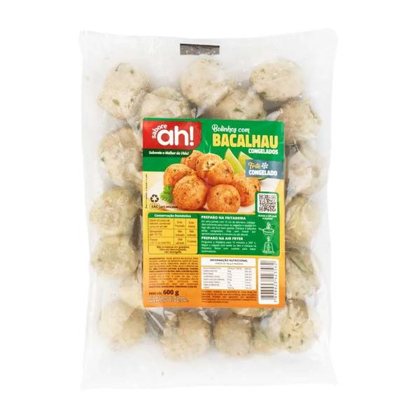 BOLINHO DE BACALHAU SABOREAH 600G