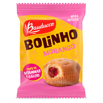 BOLINHO BAUDUCCO BAUNILHA C/MORANGO 40G