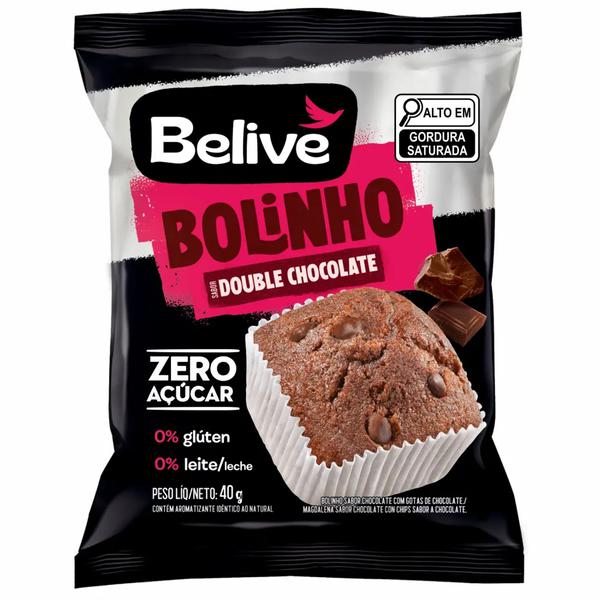 BOLINHO BELIVE CHOC ZERO ACUCAR 45G