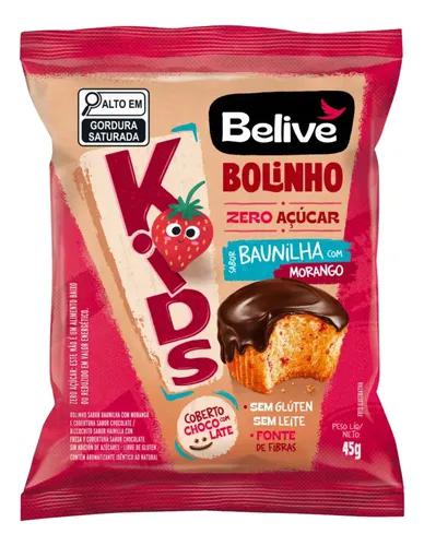 Bolinho Kids Zero Acucar 45g Belive