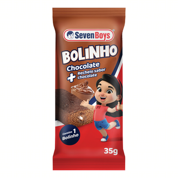 BOLINHO SEVEN BOYS CHOC C/ CHOCOLATE 35G