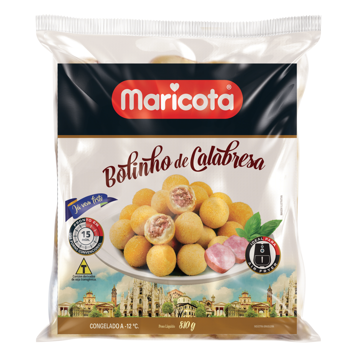BOLINHO MARICOTA CALABRESA CONG 810G