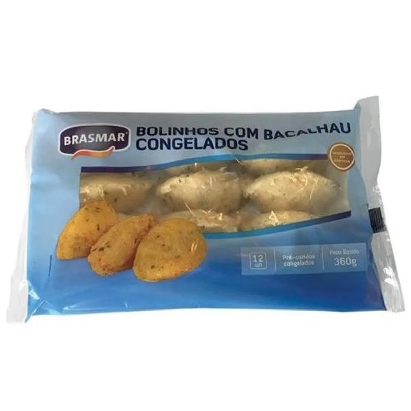 Bolinho com Bacalhau Brasmar Congelado 360g