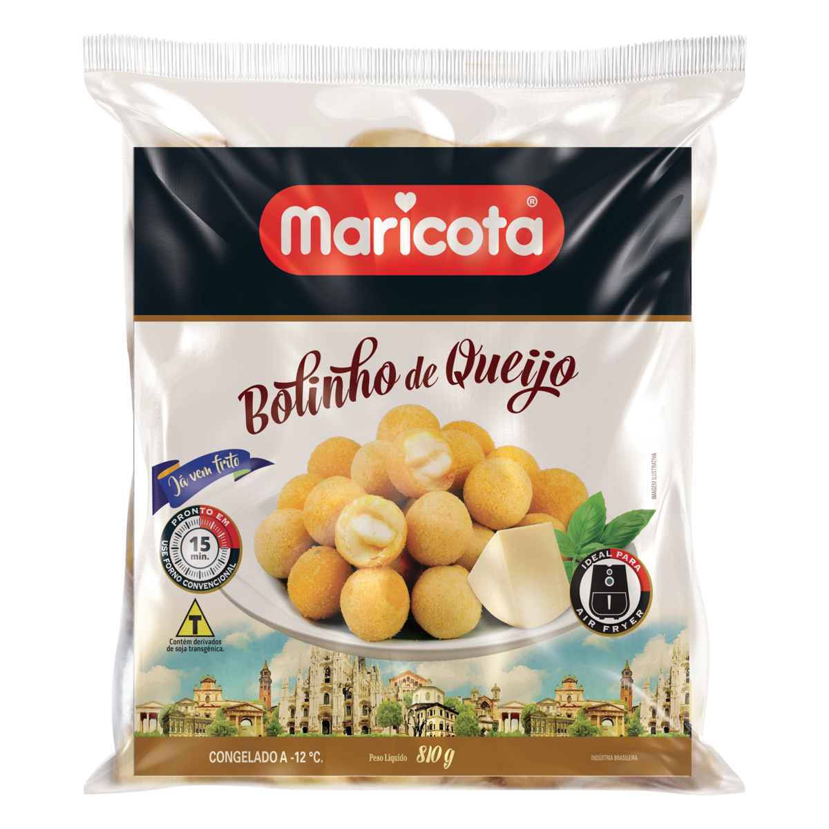 SALGADOS MARICOTA 810GR BOLINHA QJO