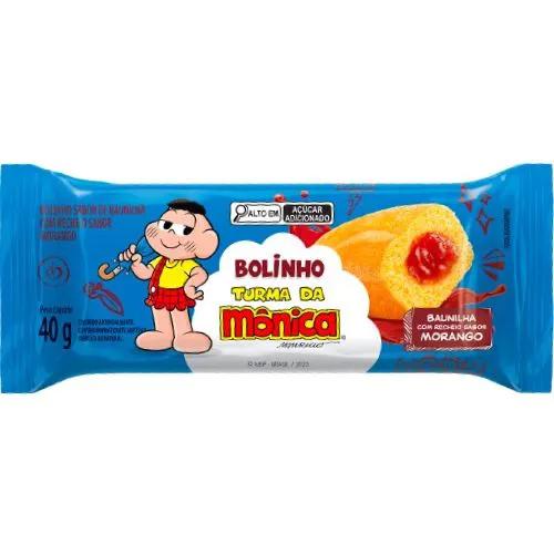 BOLO TURMA MONICA 40G BAUN/MORANGO