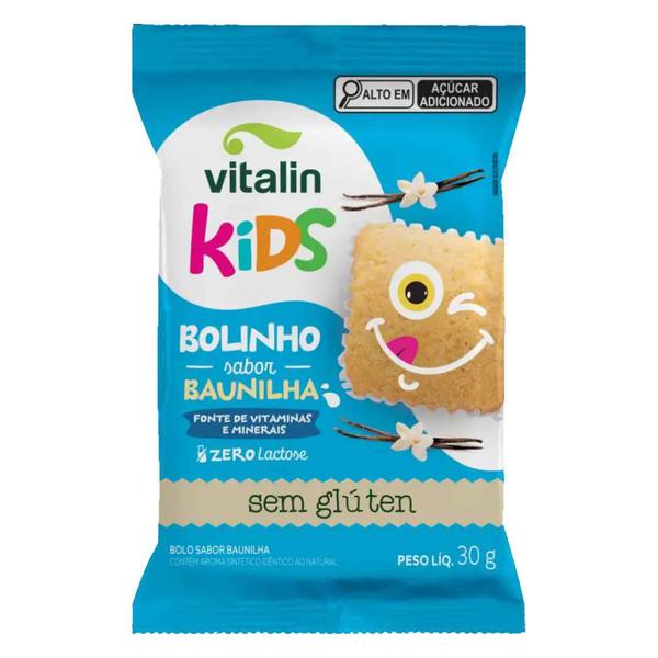 BOLINHO VITALIN KIDS BAUNILHA 30G