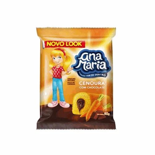 BOLINHO ANA MARIA CENOURA C/ CHOCOLATE 70G