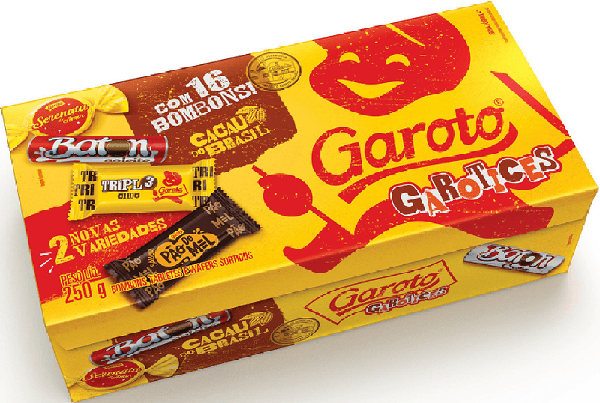 Caixa Bombom 215,2g Crocante Caribe