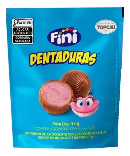 BOMBOM TOPCAU POUCH FINI DENTADURA 55G