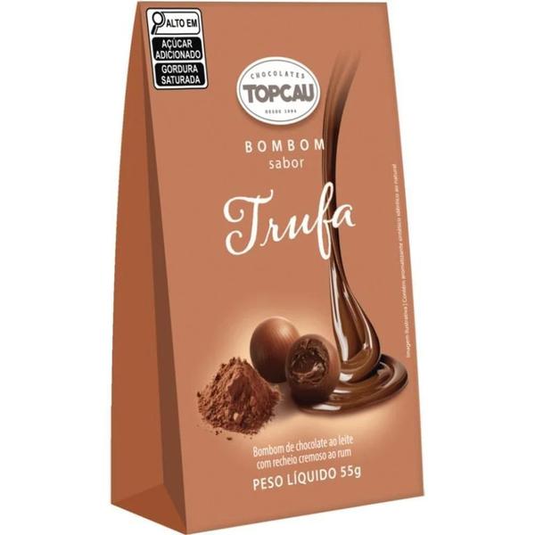 BOMBOM TOP CAU 55G TRUFA AO RUM