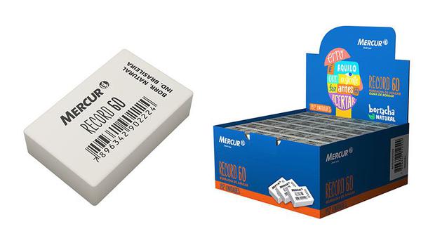 BORRACHA ESC MERCUR BCA N.60
