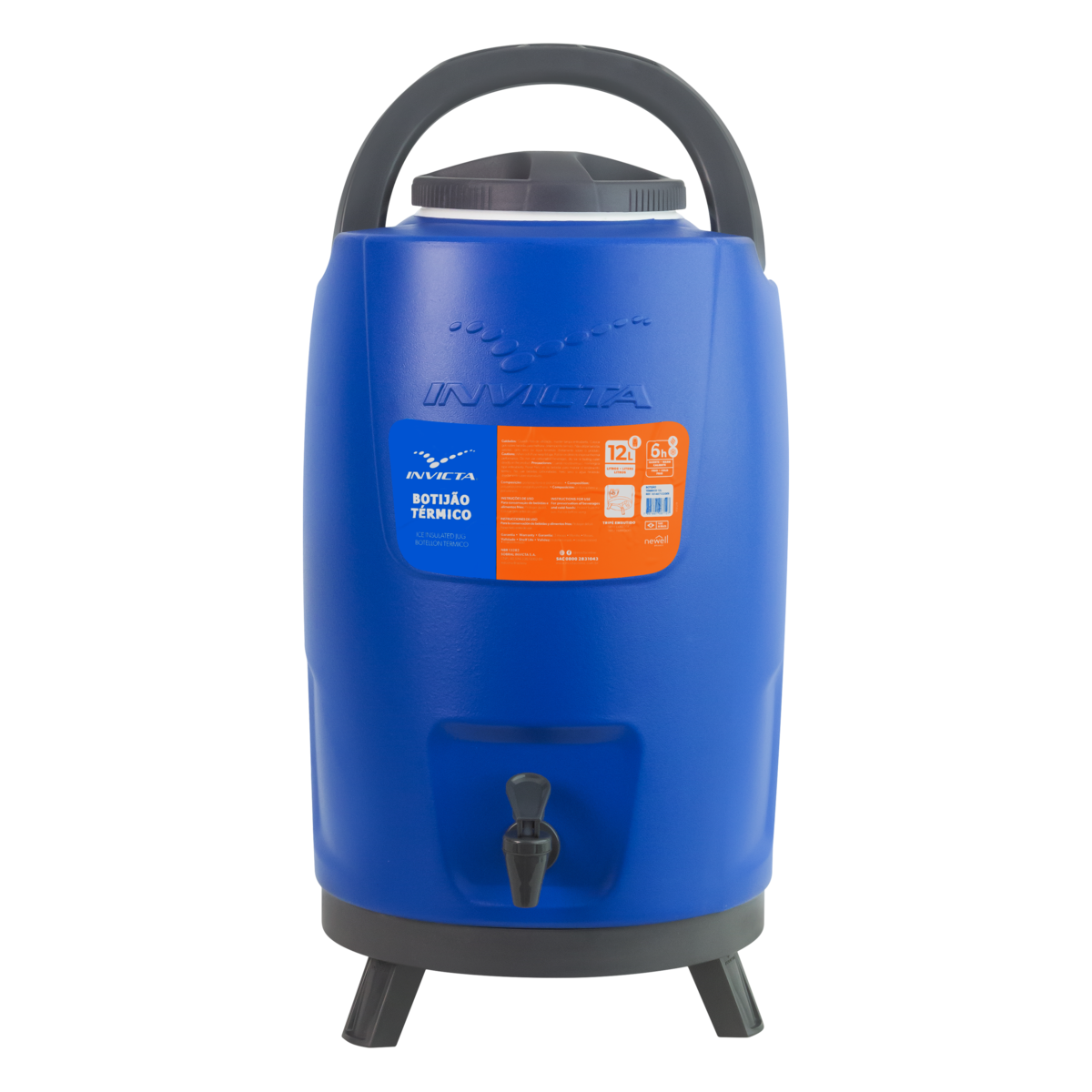 BOTIJAO TERMICO INVICTA AZUL 12L 8712
