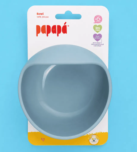 PRATO BOWL VENTOSA AZUL PAPAPA 1UN
