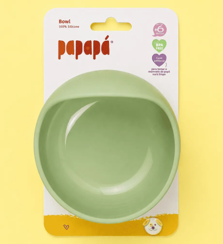 PRATO BOWL VENTOSA VERDE PAPAPA 1UN