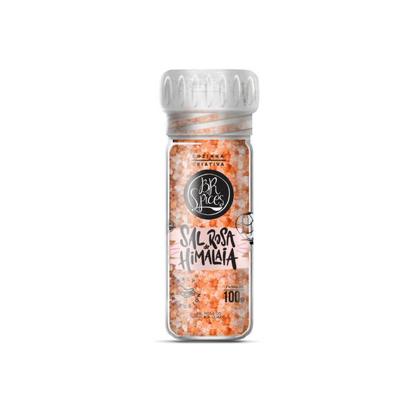 MOEDOR SAL ROSA DO HIMALAIA  BR SPICES VIDRO 100GR