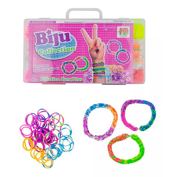 BRINQ. BIJU COLLECTION ELASTICO BOX DM TOYS