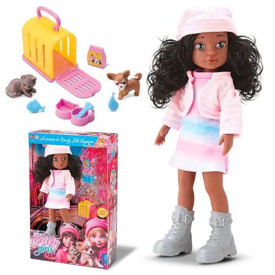 Boneca Collection 40Cm Bee Toys Beverly Girls Pet Lover 1071