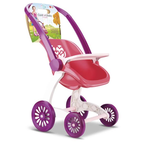 CARRINHO DE BONECA CONFORT BABY 60CM