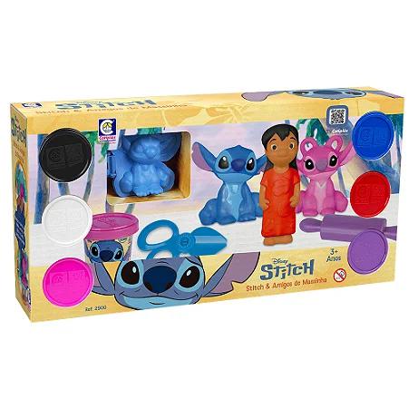 Brinq Kit Massinha Stich E Amigos 39Cm Cotiplas 2900