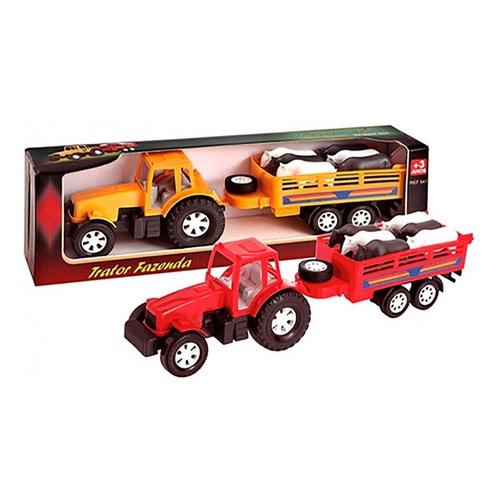 Brinq. Diverplas Trator Pequeno C/ Carreta Ref:941
