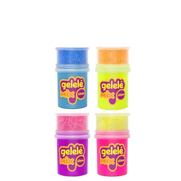 BRINQ GELELE SLIME POTE 152G MIX FO