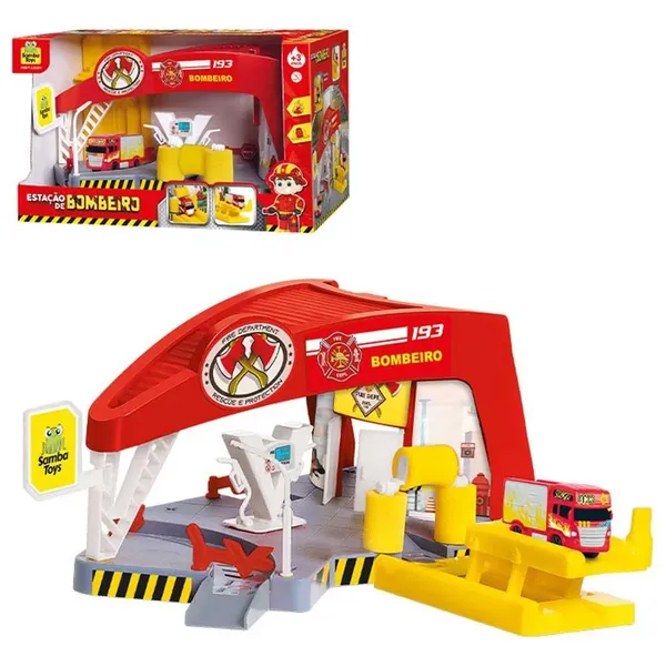 Brinquedo Estação Bombeiro Samba Toys