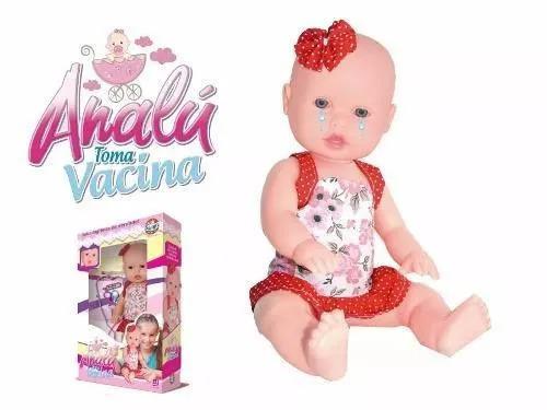 BONECA ANALU TOMA VACINA C/ACESSORIOS