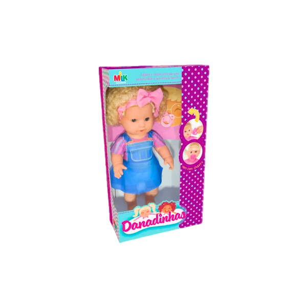 BONECA COLECAO DANADINHA LOIRA CACHEADA 0767