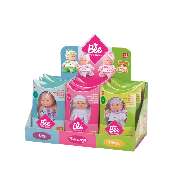 BRINQUEDO BT BONECA MINI BEE BABIES