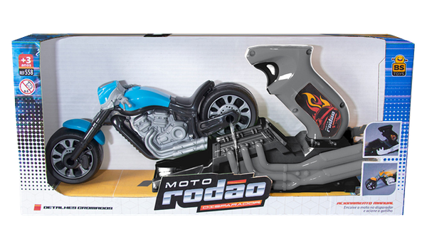 BRINQ DISPARADOR C/1 MOTO RODAO COLOR