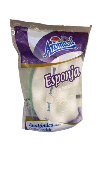 BUCHA DE BANHO ESPONJA AROMASIL ADULTA