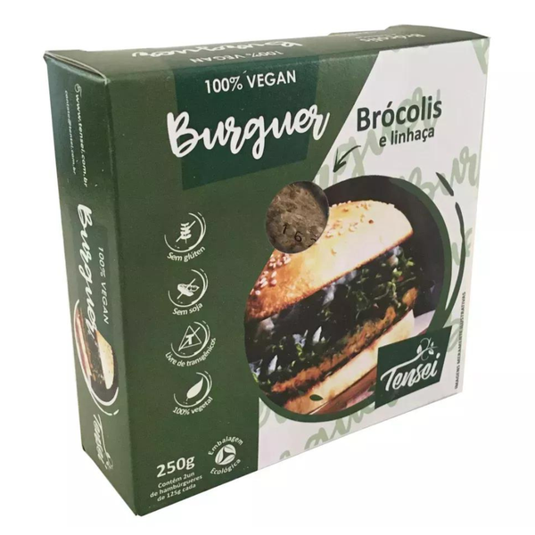 BURGUER BROCOLIS LINHACA ORGANICO TENSEI