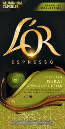 Cafe LOR Espresso 10 Capsulas 52g 1pc Dubai Chocolate