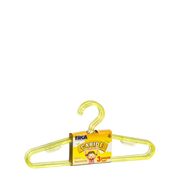 CABIDE CRISTAL COLOR INFANTIL C/3