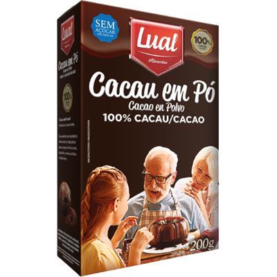 CACAU EM PO LUAL 200G 100% SOLUVEL