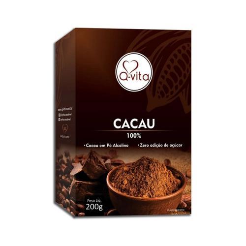 CHOCOLATE EM PÓ QVITA 200GR ZERO AÇUCAR