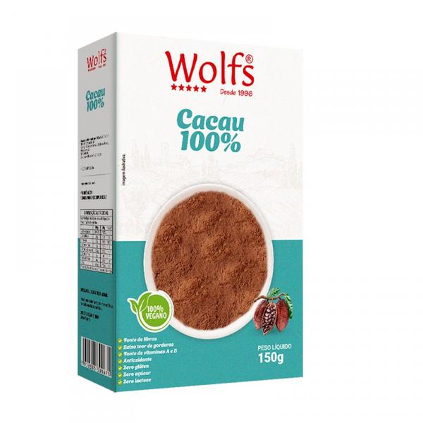 CACAU PO WOLFS 100% 150G