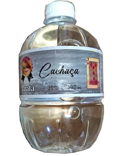 CACHACA SETE DE OUROS 490ML PRATA
