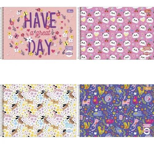 CADERNO ECOPOP 80FLS 200X270MM