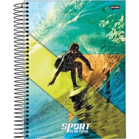 CADERNO JANDAIA SPORT 1M 80FLS