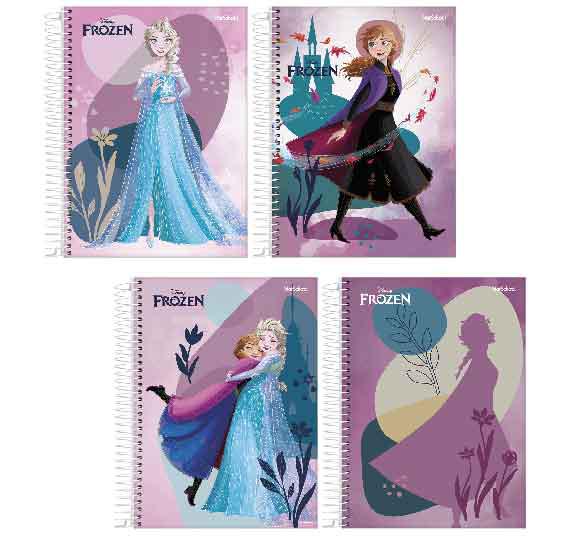 CADERNO ESP UNIV FROZEN 1M STAR 80F