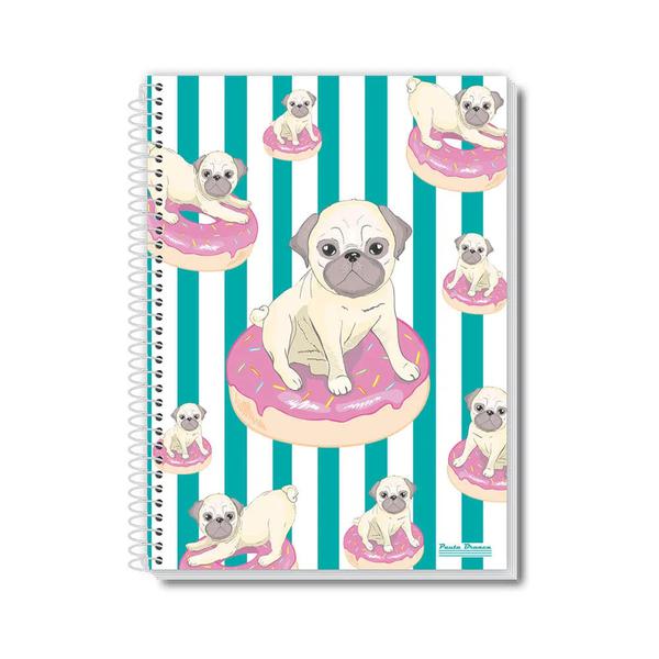 Caderno Espiral 1/4 Cd Uau Fem 48fls