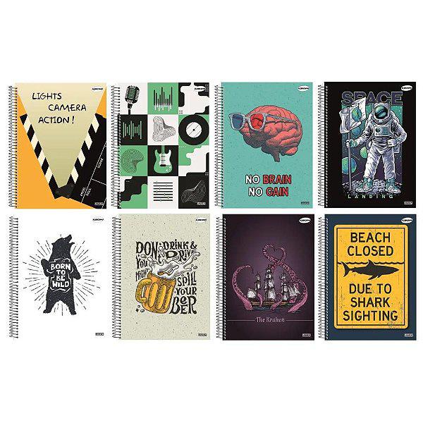 Caderno Kbom Light Masc. 1 Mat 96fls