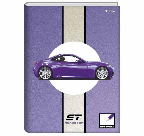 CADERNO STARSCHOOL  UNIV. CD BROCHURA S/ PAUTA 80F CARS