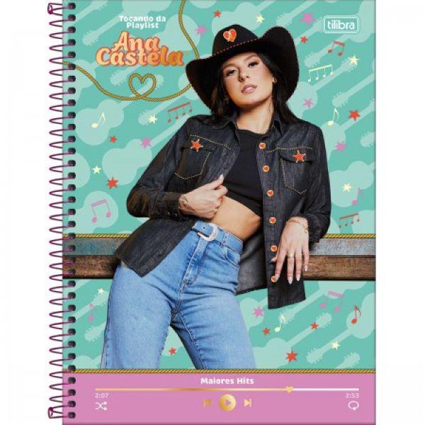 Caderno Tilibra Cd Univ 10m Ana Castela 160f