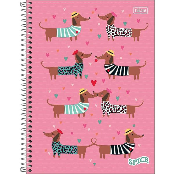CADERNO TILIBRA SPICE FEM. C/D 1MAT. 80FLS